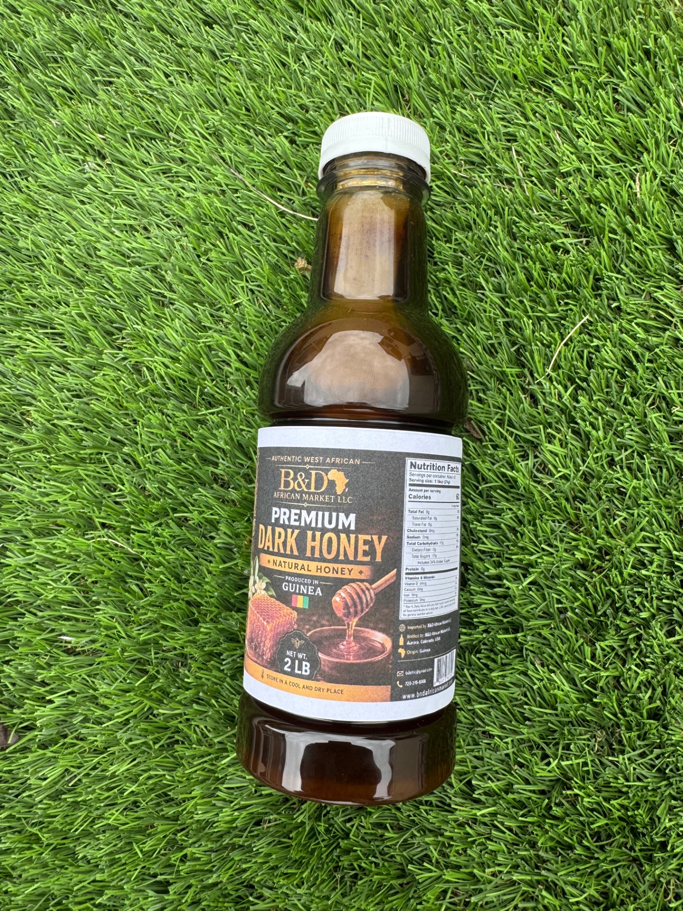 Pure Dark Honey — 2 LB